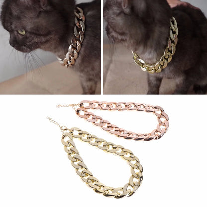 Gold Pet Chain Necklace